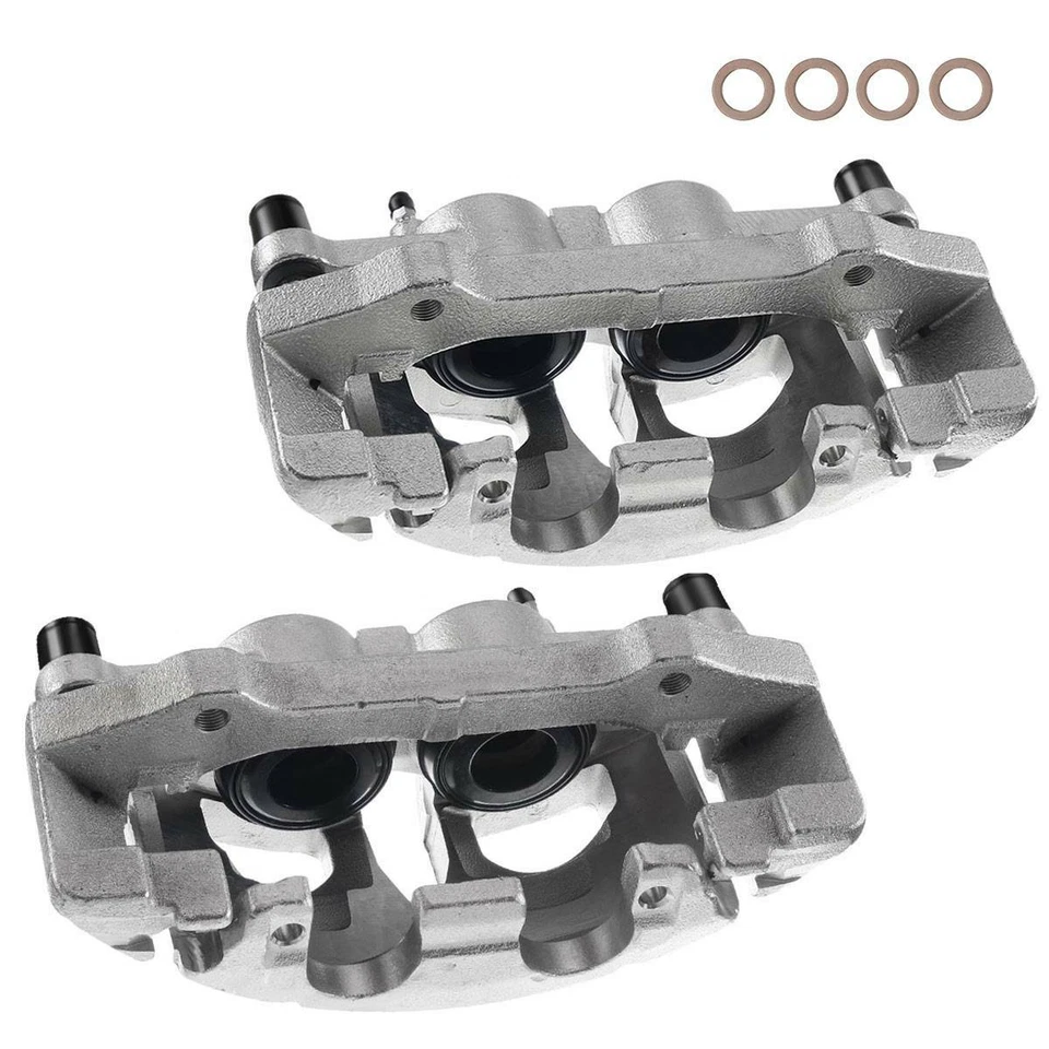 Комплект из пары передних тормозных суппортов с кронштейном для Ford Expedition Lincoln Navigator - Изображение 3 из 4