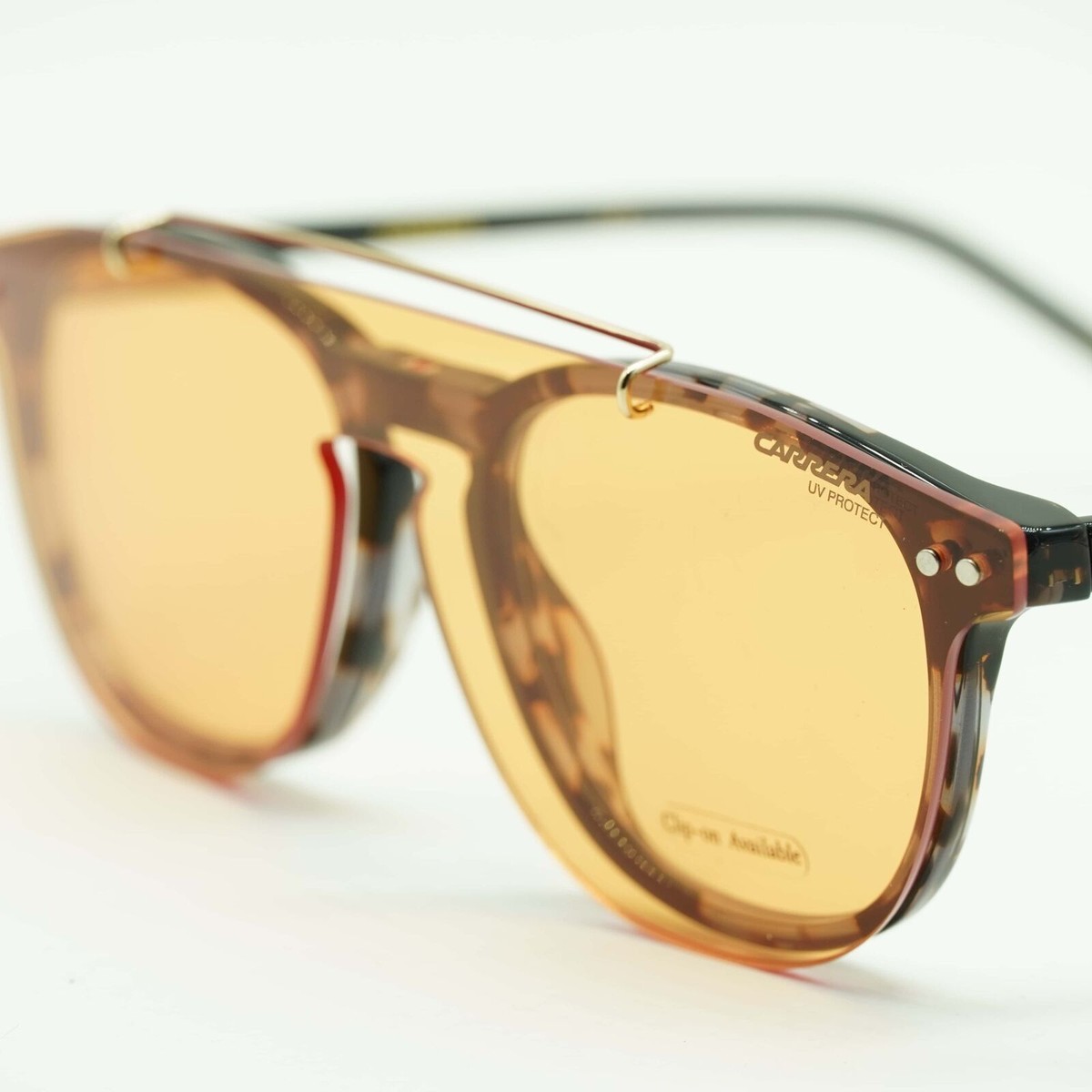 NEW CARRERA 2024T/C 0ACI W7 BLACK GREY ORANGE SUNGLASSES Carrera Orange Square Unisex Sunglasses CARRERA 2024T/C/S  main image 3
