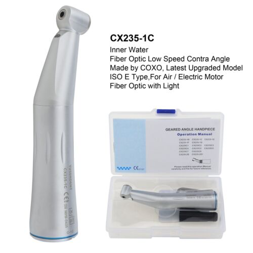 COXO 1:1 1:5 Dental Contra Ángulo Eléctrica Pieza de Mano Fibra Óptica 45 LED Quirúrgicos - Imagen 33 de 90