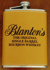 Blantons Bourbon Whiskey Leather Flask KY Bou...