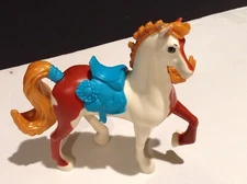  Spirit Riding Horse Figure w/Rosettes Ribbons Just Play LLC   6 3/4" Tall