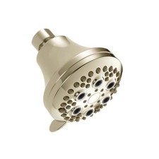 5 Pattern Multi-Function Massage Wall Mount Fixed Shower Head   Brushed Nickel