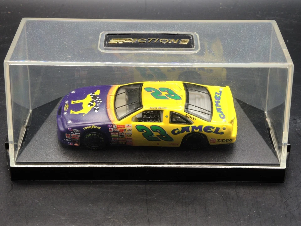 (2) 1:64 АВТОМОБИЛИ ACTION RACE ' 97 FORD T-BIRD ' & 99 JIMMY SPENCER WINSTON & CAMEL - Изображение 2 из 4