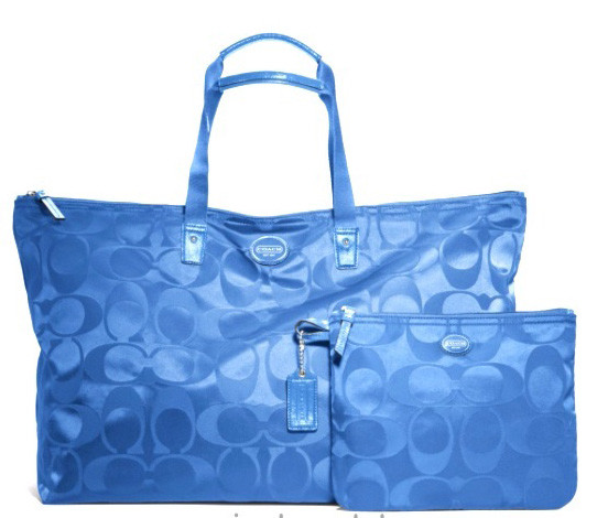 COACH TOTE Weekender XL PACKABLE Overnight Nylon TRAVEL Duffel Getaway BAG 77316 | eBay
