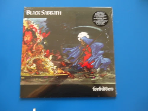 Black Sabbath Forbidden LP (2024) NEW Clear Vinyl Shrink Wrap Tear