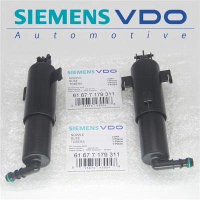61677179311 Pair Headlight Washer Nozzle Cylinder Fit BMW E90 320i 325i 328i