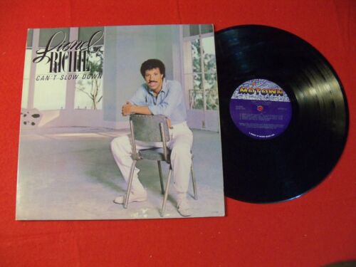 LIONEL RICHIE 1983 LP "CAN'T SLOW DOWN" ON CLASSIC SOUL POP VINTAGE VINYL! - Picture 1 of 9