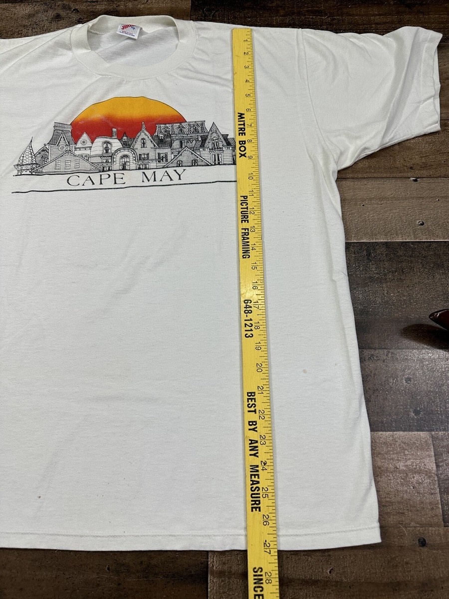Vintage 80's Cape May Sunset Jerzees T Shirt Size Xl Single Vintage 80's Cape May Sunset Jerzees T Shirt Size Xl Single