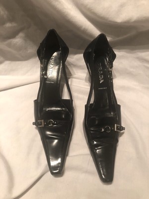 prada vero cuoio heels