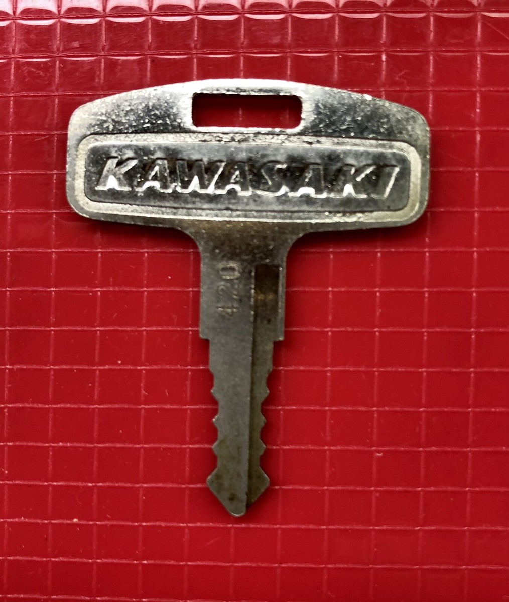Genuine Single Kawasaki Pre Cut Key #420 G5 MC1 F7 F9 Big Horn | eBay