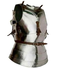 Medieval Half Body Armor Knight Breastplate Fluted Cuirass LAR