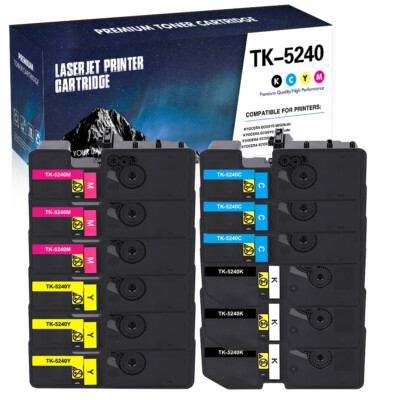 XXL Toner FÜR KYOCERA ECOSYS M5526 CDW M5526 CDN P5026 CDW P5026 CDN TK-5240