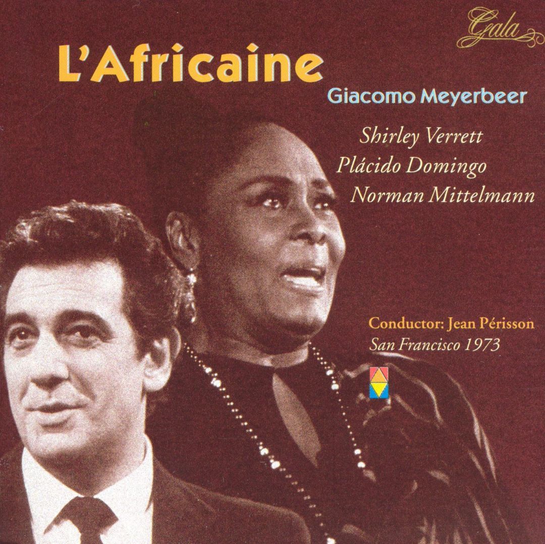 ██ OPER ║ Giacomo Meyerbeer ║ L'AFRICAINE ║ Verrett ║ Domingo ║ 3CD ║ Neuwertig