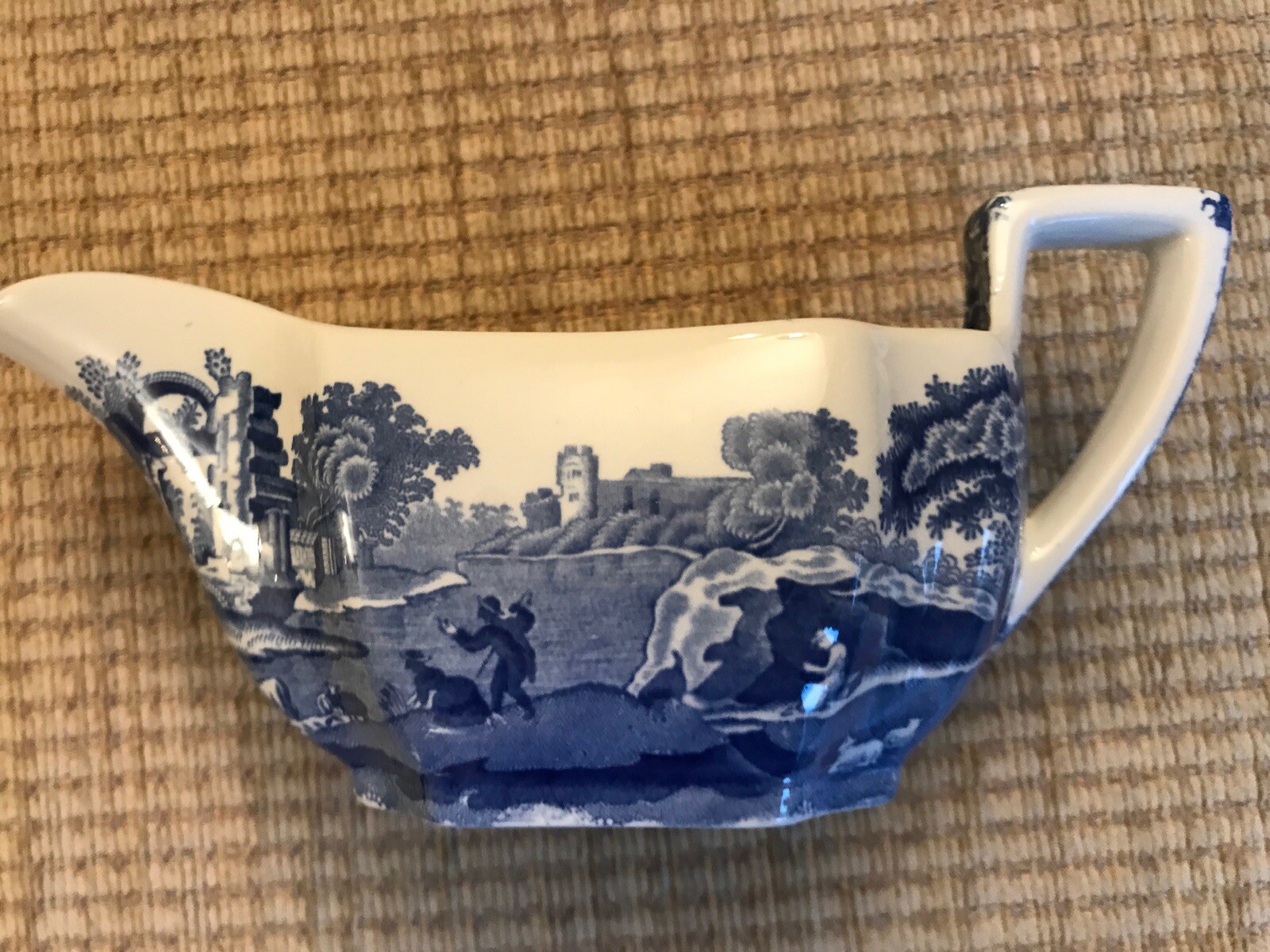 SPODE COPELAND ‘BLUE ITALIAN’ VINTAGE GRAVY BOAT AND SAUCER eBay