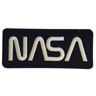 NASA Logo Bügelbild Patch Aufnäher Abzeichen bestickt Stoff Patch