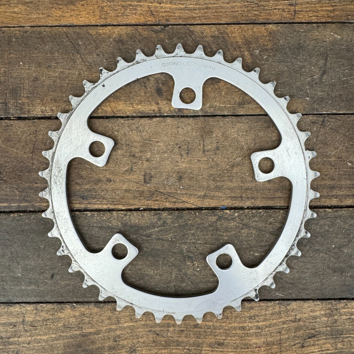 Vintage Sugino 42t Chainring 42 Tooth 110 BCD Old BMX Sprocket 