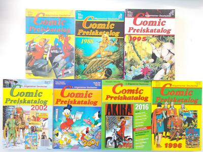 1. Allgemeiner Deutscher Comic Preiskatalog Jahr 1988-89, 1995-96, 2001-02+ 2016