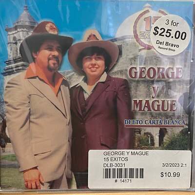 Dueto Carta Blanca de George Y Mague - 15 Exitos (CD)