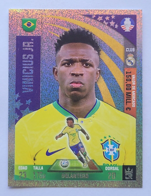 COPA AMERICA USA 2024 3R Sticker #182 VINICIUS JR Brazil Soccer