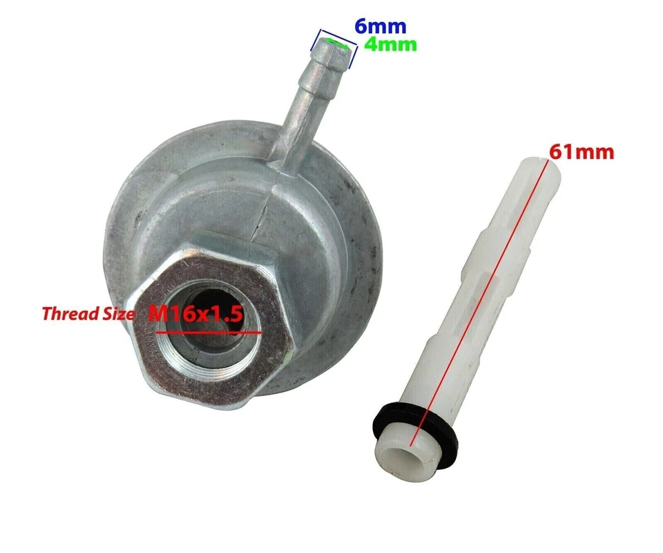 Auto Gas Fuel Tank Pump Switch Petcock For Honda Honda SPREE NQ50 1986 1987 - Image 2 of 2