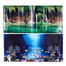Blue Fresh Sea Background Aquarium Ocean Landscape Poster Fish Tank Backgro S7y6 For Sale Online Ebay