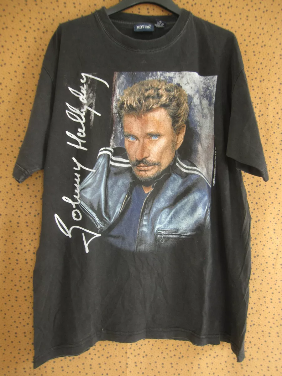 Tee shirt de johnny hallyday sale