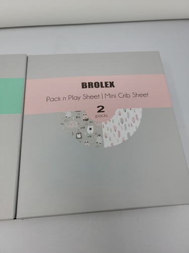 BROLEX Pack n Play Playard/mini Crib Sheet Set - (Two 2 Packs) Jungle & Arrows - Picture 23 of 23