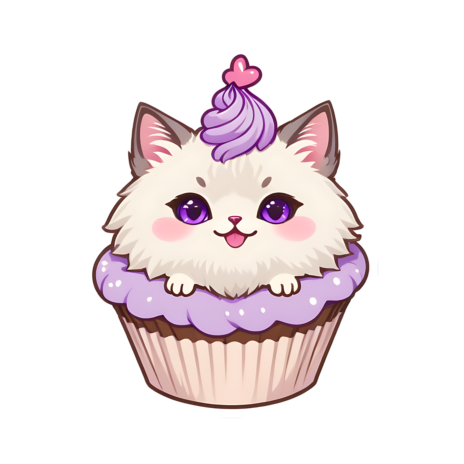 Cupcake Cat Sticker 3