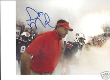 GUS MALZAHN AUBURN TIGERS SIGNED 8X10 PHOTO W/COA #3