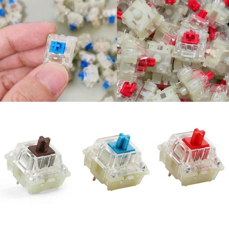 2/5/10pcs Keyboard Red/Blue/Brown Switch Cherry RGB Switches Keyboard Accessory