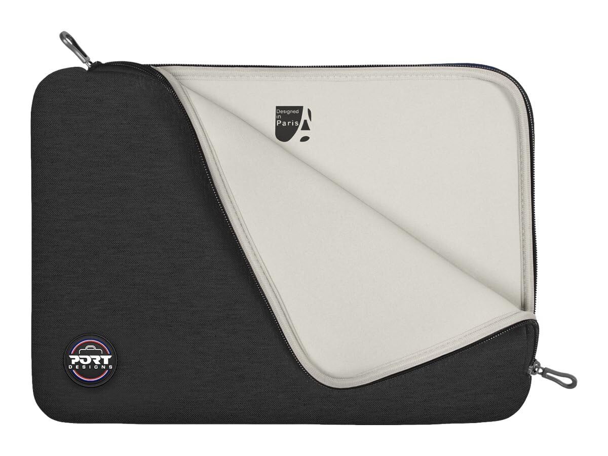 Port Designs Soft Inner Laptop Sleeve for Torino II 10/12.5 Inches Black
