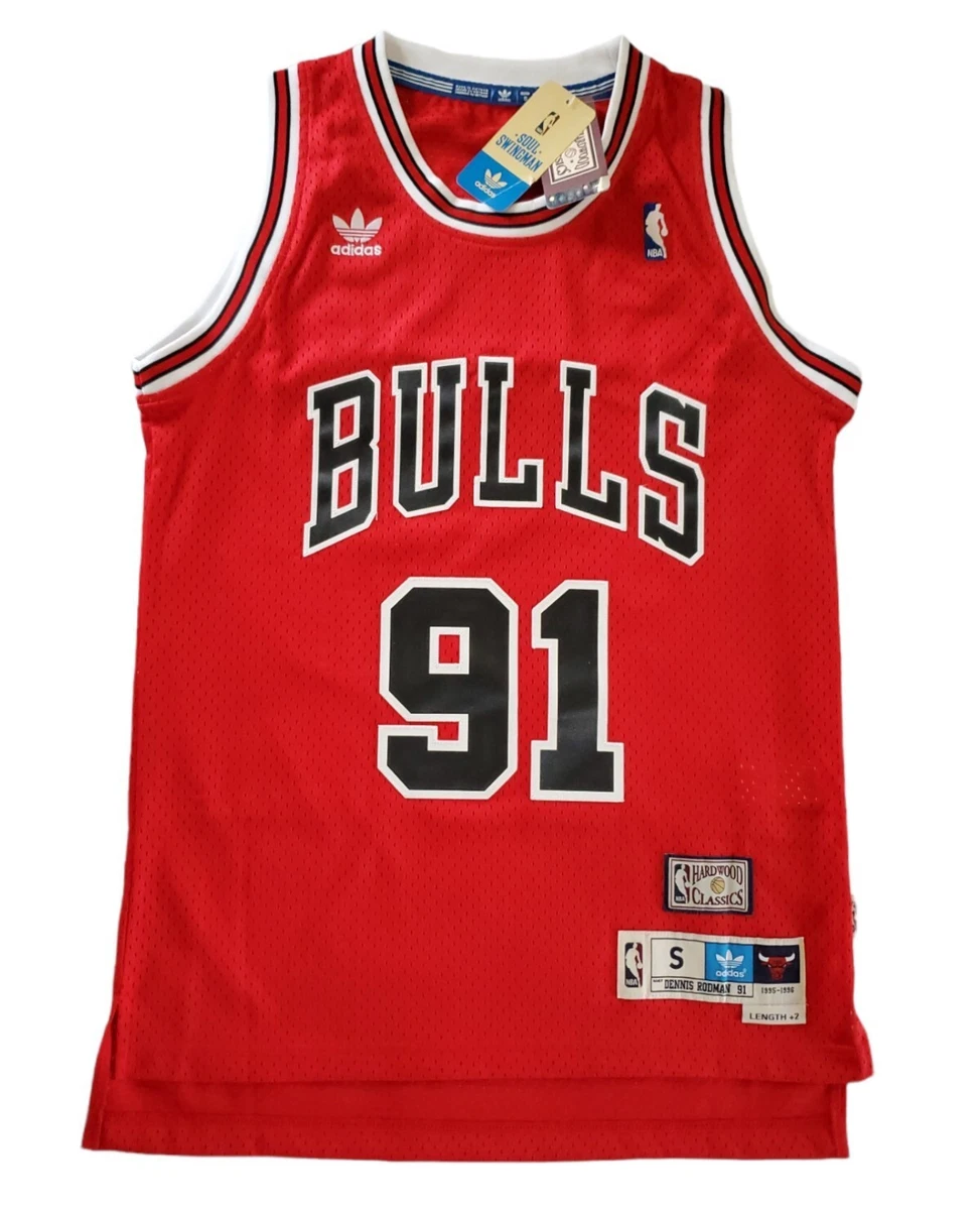 Chicago Bulls Dennis Rodman 1995 Hardwood Classics Alternate Swingman  Jersey By Mitchell & Ness - Black - Mens