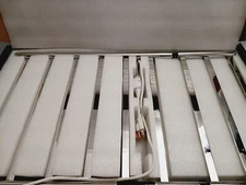 Towel Warmer Bathroom Top Fold 9 Bars Heated Stainless Steel Towel Rack Chrome