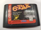 Sega Genesis 6-PAK Game Cartridge Only Clean Label