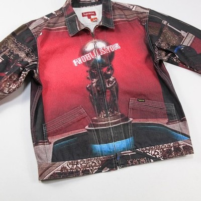 Gジャン/デニムジャケット 17aw Supreme Scarface Denim Jacket Supreme 2017 Fall/Winter Scarface The World Is Yours Denim Jacket