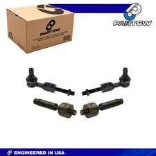 PartsW Audi A4 A6 A8 Quattro RS4 RS6 4Pc Front Inner Outer Tie Rod Ends Kit