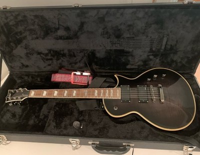 ESP LTD EC-401FM Electric Guitar Black EMG Pickups w/ ESP Hardshell Case