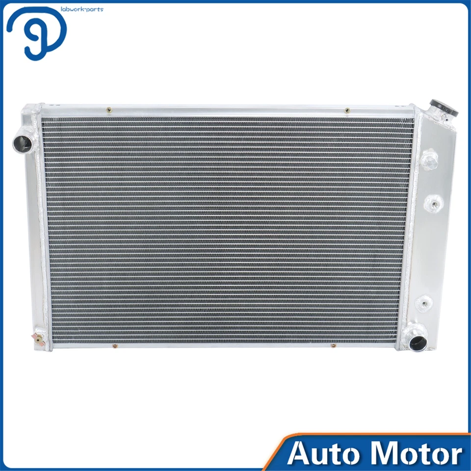 Radiador de aluminio de 4 filas para Chevrolet K20/K20 Suburban 5,7 L 1981-86 K20 Suburban Foto 3 de 4