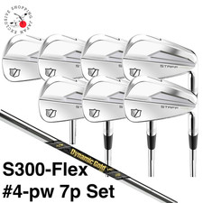 Wilson Staff Model Blade Iron Wedge 7 Set 4-PW S300-Flex Dynamic Gold 115 Shaft