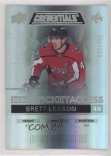 2021 Upper Deck Credentials Debut Ticket Access 567/999 Tier 1 Brett Leason 0iw3