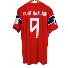 2026 Norway Haaland Home Player Version Short Sleeve Soccer Jersey Shirt