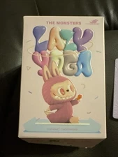 POP MART Labubu The Monsters Lazy Yoga Series Vinyl Figure Blind Box Authentic