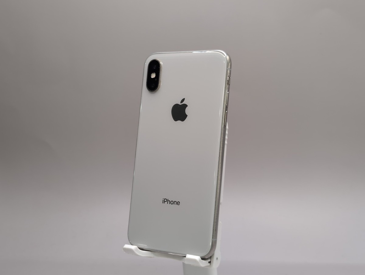 Apple iPhone X A1865 64GB Silver Unlocked W086172 | eBay