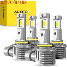 9005+9006 LED Combo COB LED Headlight Kit Light Bulbs Hi/Low Beam 6500K 4/8/12x