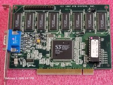 S3 Virge DX Nitro 3D 4MB PCI VGA Video Card for DOS Retro Gaming working M94