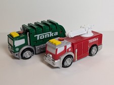 Tonka Trucks Fire Engine Garbage Truck Lights  Sounds Mighty Force Light Up
