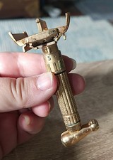 vintage gold Gillette men's safety razor