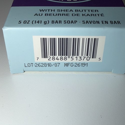 12 BARS-Pure Castile Soap LAVENDER Olive Oil Coconut Oil & Shea Butter Bar Soap