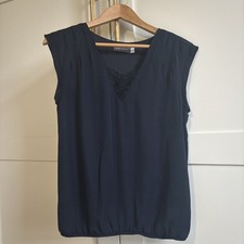Black Mint Velvet Lace Evening Party Top women’s size 10 