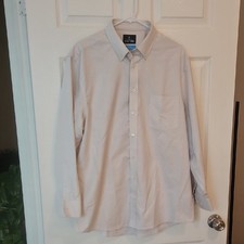 Stafford COOLMAX Gray Dress Shirt Classic Design